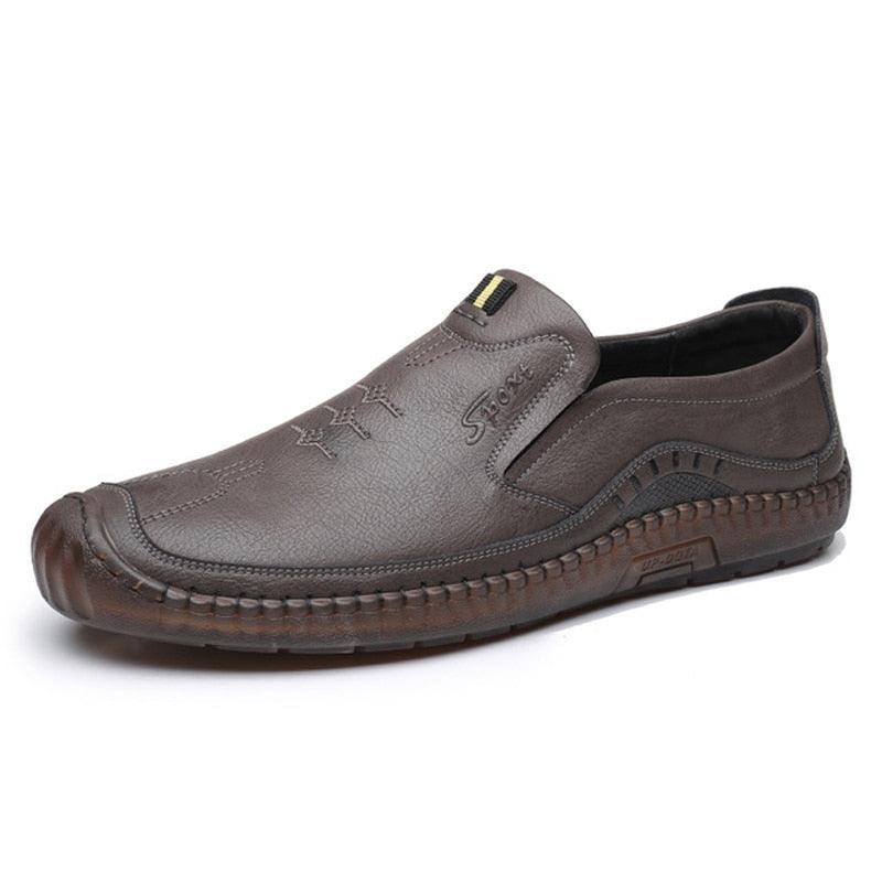 Sapato Mocassim Iron Couro Titanium - Frete Grátis Rinove